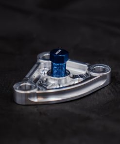 OM648 EGR Block-Off Plate with Integrated Exhaust Backpressure Measurement Port