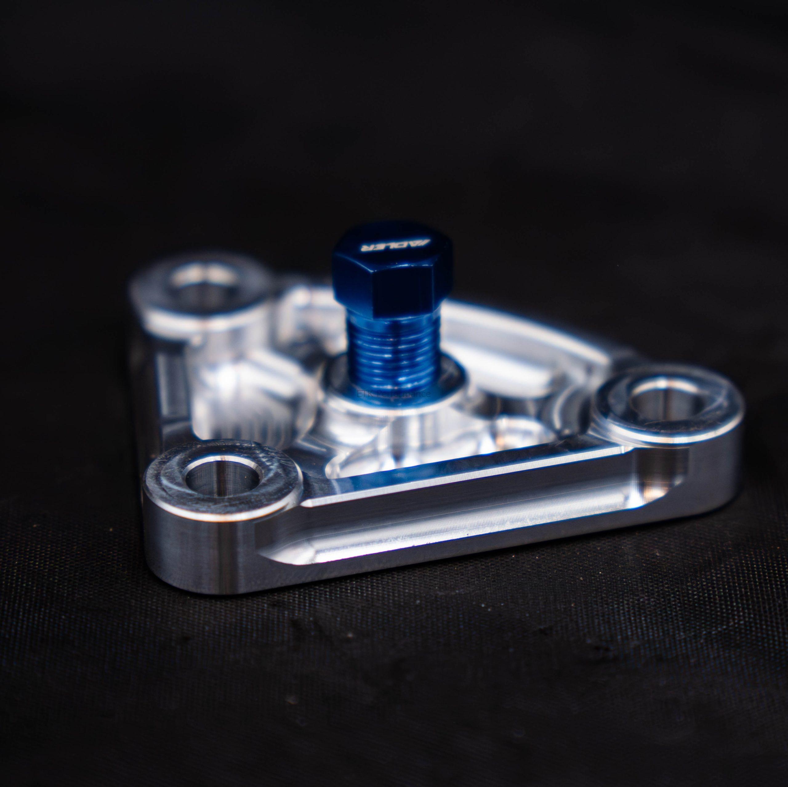 OM648 EGR Block-Off Plate with Integrated Exhaust Backpressure Measurement Port - Image 2