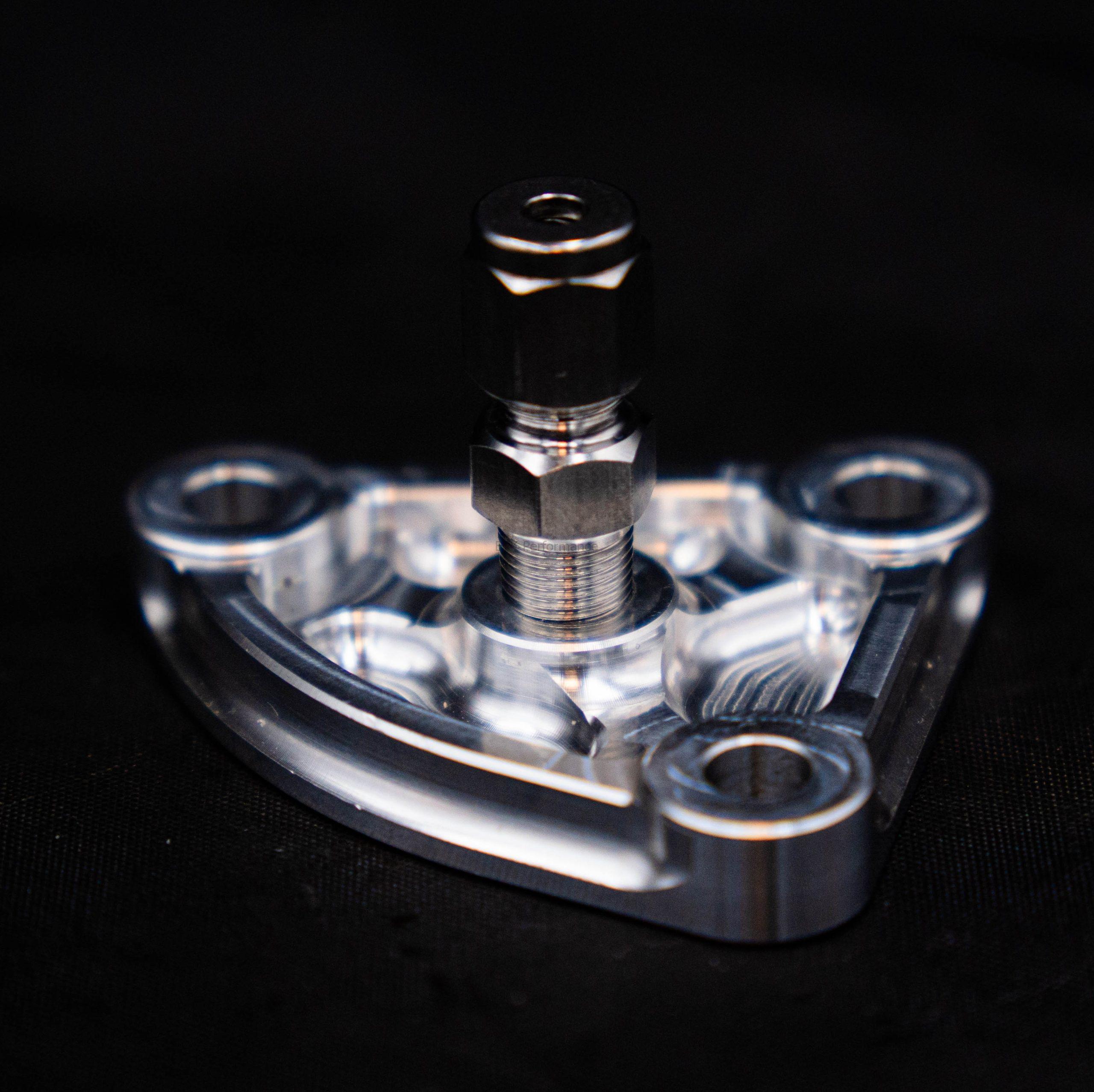 OM648 EGR Block-Off Plate with Integrated Exhaust Backpressure Measurement Port - Image 4