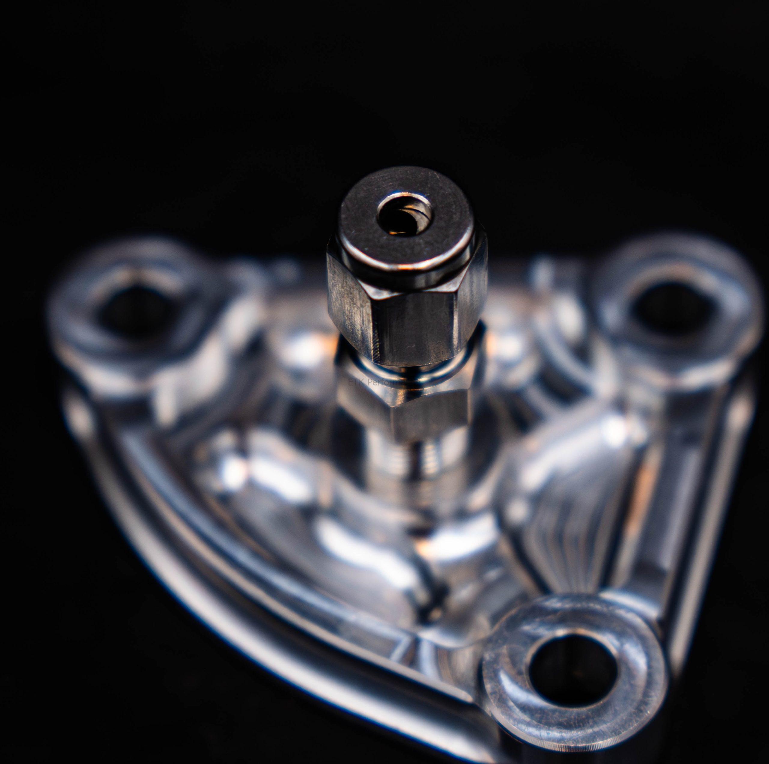 OM648 EGR Block-Off Plate with Integrated Exhaust Backpressure Measurement Port - Image 3